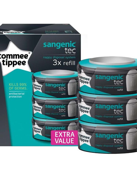 Tommee Tippee Sangenic Universal Cassette (Pack of 3) image number 1